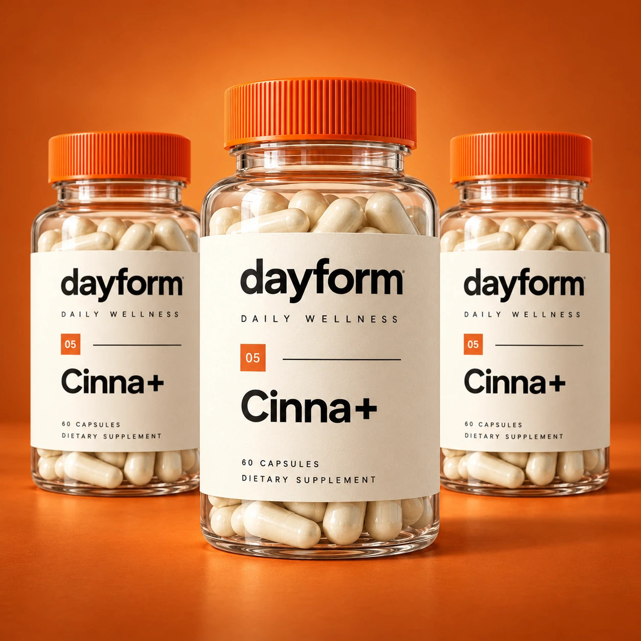 Three Dayform Cinna+ packaging concepts