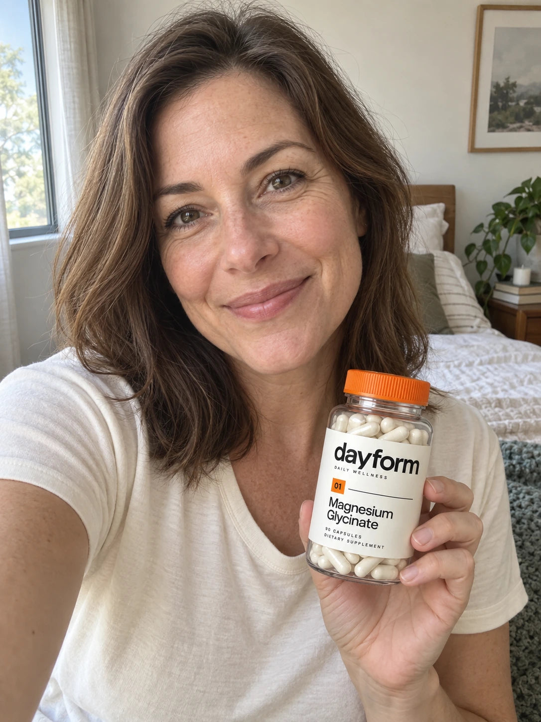 Illustrative lifestyle image with Dayform magnesium