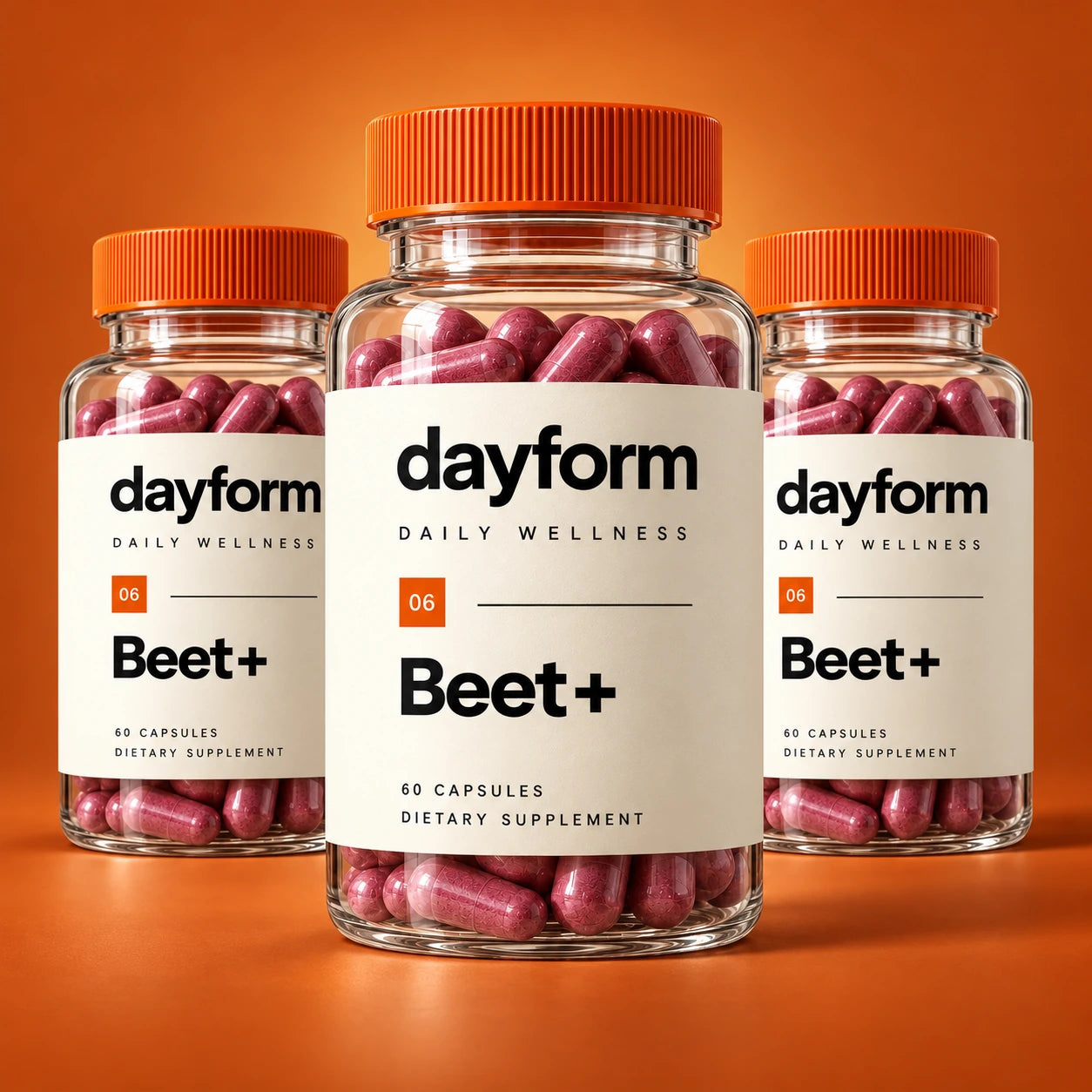Three Dayform Beet+ packaging concepts