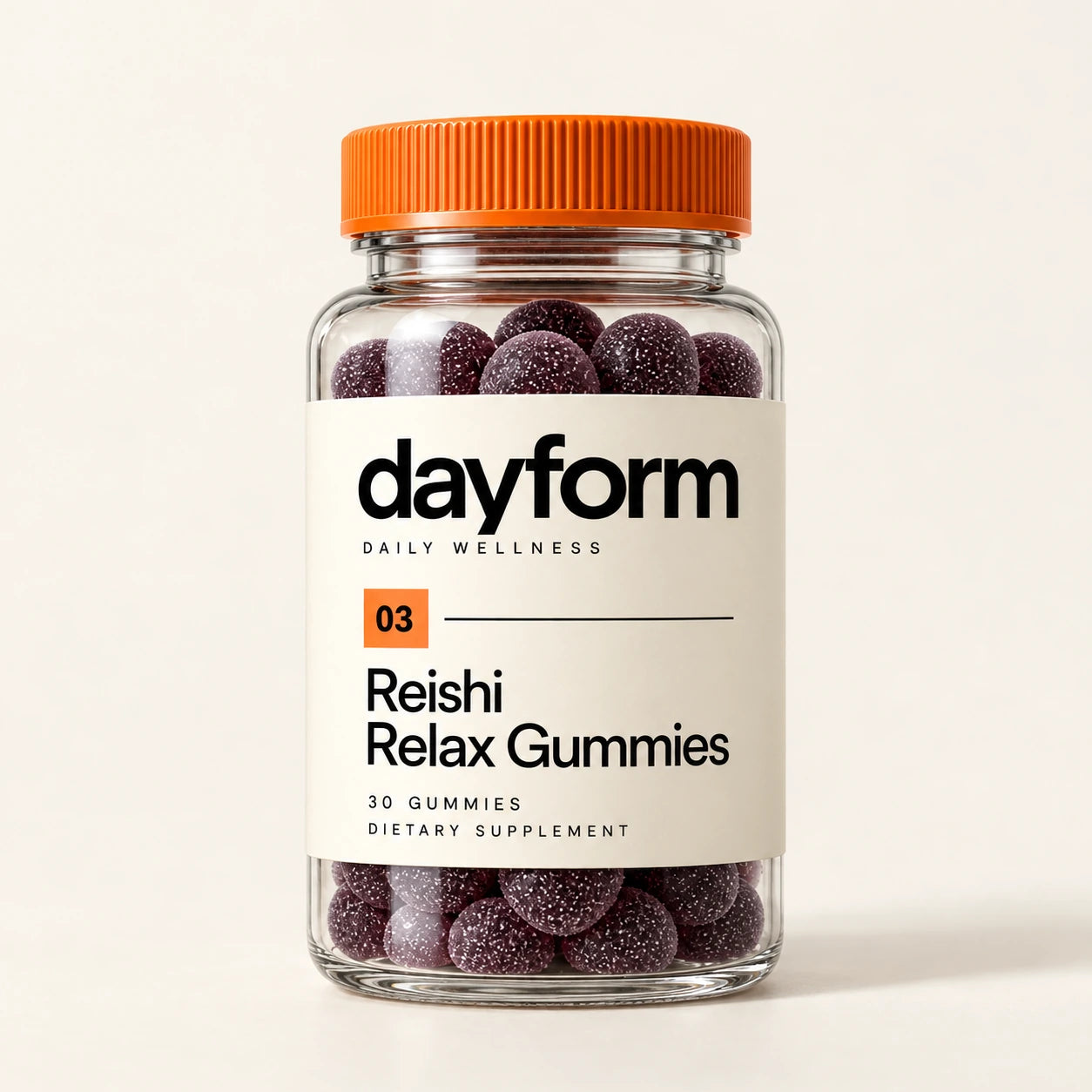 Dayform Reishi Relax Gummies packaging concept